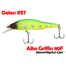 Воблер AIKO GRIFFIN 80F  80 мм  плавающий  027-цвет