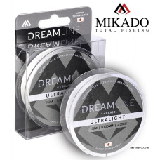 Плетёный шнур Mikado Dreamline Ultralight диаметр 0,058мм размотка 150м белый