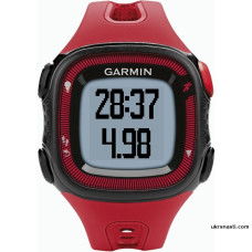 Спортивные часы Garmin Forerunner 15 Black-Red HRM1 с пульсометром