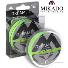 Плетёный шнур Mikado Dreamline Ultralight диаметр 0,047мм размотка 150м флуоресцентно-зелёный