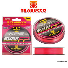 Леска монофильная Trabucco T-Force XPS Surf Fluoro Power диаметр 0,20мм размотка 300м ярко-розовая
