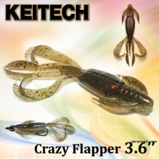 Съедобный рачок Keitech Crazy Flapper 3,6