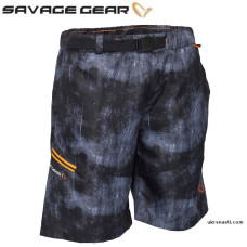 Шорты Savage Gear Simply Savage Shorts чёрно-серые