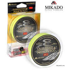 Плетеный шнур Mikado NIHONTO OCTA BRAID FLUO 0,12 мм размотка 150 метров