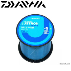Леска монофильная Daiwa Justron DPLS BL диаметр 0,26мм размотка 500м синяя