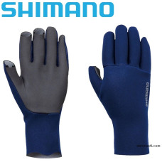 Перчатки Shimano Chloroprene EXS 3 Cut Gloves размер M синие