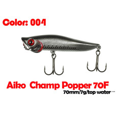 Воблер AIKO CHAMP popper 70F 70 мм  поверхностный  004-цвет