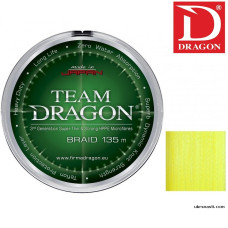 Шнур Team Dragon/Momoi диаметр 0,10мм размотка 135м лимонный