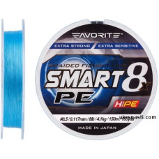 Шнур Favorite Smart PE 8x 150 м Цвет sky blue