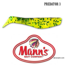 Виброхвост Manns Predator 3 ( упаковка 20 штук )