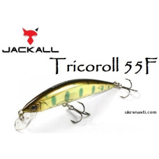 Воблер плавающий Jackall Tricoroll 55F длина 5,5 см вес 2,9 грамм 