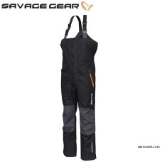 Полукомбинезон Savage Gear WP Performance Bib and Brace размер L чёрно-серые
