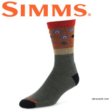 Носки Simms Daily Sock Troutscape размер L