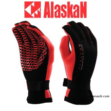 Перчатки неопреновые Alaskan размер L цвет черный/красный