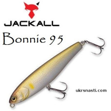 Воблер поверхностный плавающий Jackall Bonnie 95 длина 9,5 см вес 12,5 грамм 