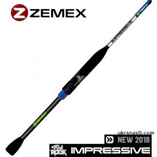 Спиннинг ZEMEX IMPRESSIVE S-702XUL длина 2,13 м тест 0,3-3 грамм НОВИНКА 2018 года!!!