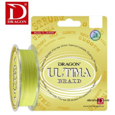 Шнур Dragon Ultima  Braid диаметр 0,25мм размотка 125м флуоресцентно лимонный