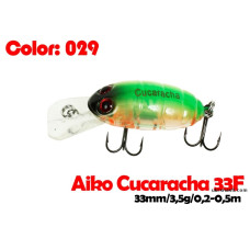 Воблер AIKO CUCARACHA 33F  33 мм  плавающий 029-цвет