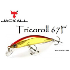 Воблер плавающий Jackall Tricoroll 67F длина 6,7 см вес 3,9 грамм
