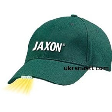  Бейсболка  Jaxon с фонариком зеленая