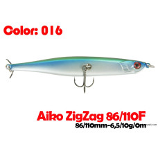 Воблер AIKO ZIGZAG  110F 110 мм  плавающий 016-цвет