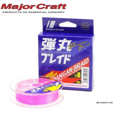 Шнур Major Craft Dangan Braid X8 #0,5 размотка 150м розовый