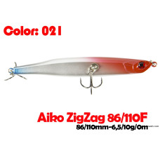 Воблер AIKO ZIGZAG  110F 110 мм  плавающий  021-цвет 