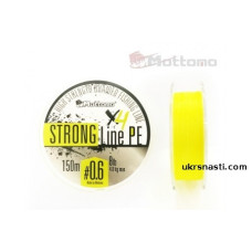 Плетеный шнур Mottomo Strong Line 150 м Fluo Yellow