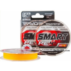 Шнур Favorite Smart PE 4x диаметр 0,256мм размотка 150м оранжевый
