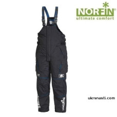 Штаны от зимнего костюма Norfin VERITY BLUE Limited Edition 10000мм размер M чёрные