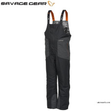 Полукомбинезон Savage Gear HeatLite Thermo B and B чёрно-серый