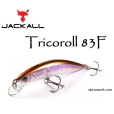 Воблер плавающий Jackall Tricoroll 83F длина 8,3 см вес 6,2 грамм