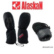 Варежки Alaskan Justing Hit размер L цвет черный