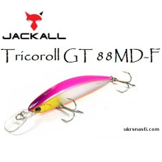 Воблер плавающий Jackall Tricoroll GT 88MD-F длина 8,8 см вес 10,8 грамм
