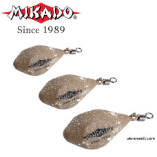 Груз карповый в форме речной гальки Mikado ( упаковка 10 штук )
