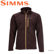 Куртка Simms Rivershed Full Zip Mahogany размер XL