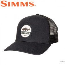 Кепка Simms Trout Patch Trucker Black