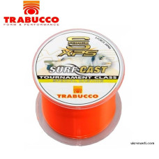 Леска сюрфовая Trabucco S-Force XPS Surf Cast размотка 300м цвет ярко-оранжевый