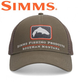 Кепка Simms Trout Icon Trucker Hickory