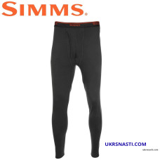 Термоштаны Simms Lightweight Baselayer Bottom Carbon размер M