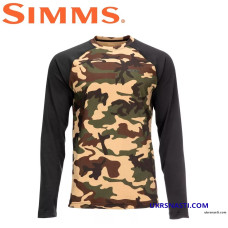 Реглан Simms Lightweight Baselayer Top CX Woodland Camo размер XL