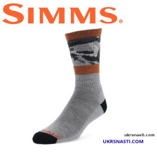 Носки Simms Daily Sock Woodland Camo Steel