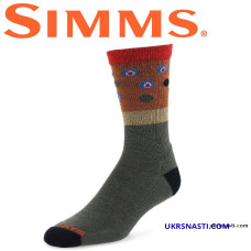 Носки Simms Daily Sock Troutscape