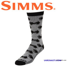 Носки Simms Daily Sock Woolly Bugger Steel