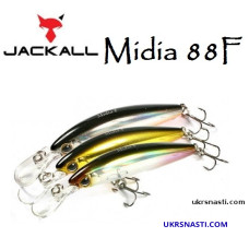 Воблер плавающий Jackall Midia 88F длина 8,8 см вес 8,6 грамм 