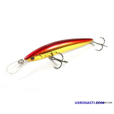Воблер тонущий Jackall Midia 88S длина 8,8 см вес 10,8 грамм цвет haku red & gold