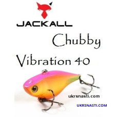 Воблер тонущий Jackall Chubby Vibration 40 длина 4 см вес 4,8 грамм 