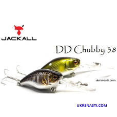 Воблер плавающий Jackall DD Chubby 38 длина 3,8 см вес 4,7 грамм