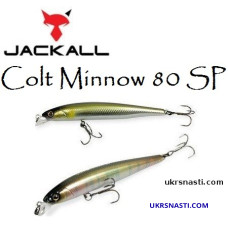 Воблер суспендер Jackall Colt Minnow 80 SP длина 8,1 см вес 6,2 грамм