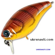 Воблер плавающий Jackall Cherry 1 Footer 46 длина 4,6 см вес 7,2 грамм цвет yellow craw